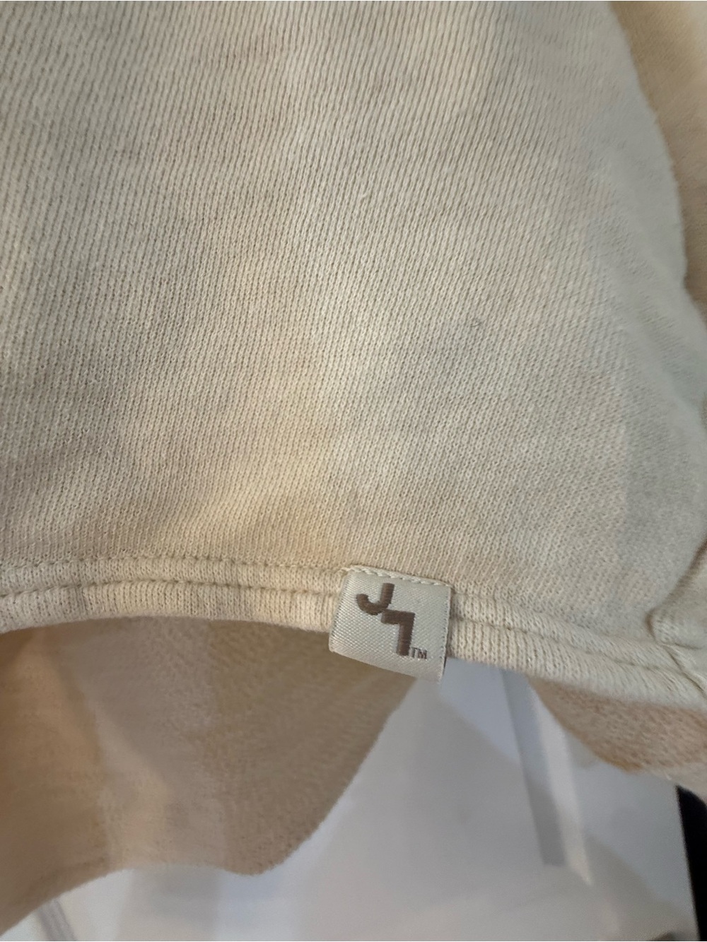 JoyLab Cream Drawstring Cropped Sweatshirt - Picture 3 of 8